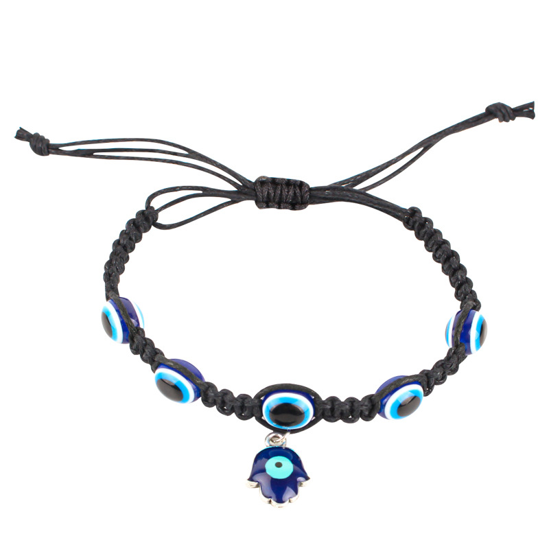 Lucky Evil Eye Red String Bracelet Protection Jewellery Minimalist_voghion.com