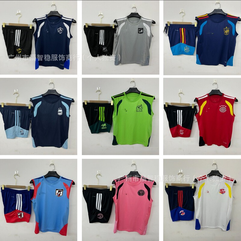 26 World Cup Football Training Vest Los Angeles Galaxy Paris Barcelona Real Madrid Arsenal Sports Jersey