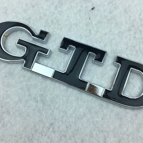 GTD логотип автомобиля металлический автомобиль наклейка для гольфа модифицированный хвост POLO сплав цинка