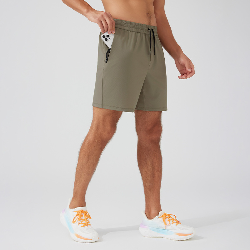 Pantalones cortos deportivos transfronterizos pantalones cortos masculinos de algodón y Nylon para correr en verano pantalones de cuatro puntos de fitness al aire libre pantalones cortos de maratón pantalones cortos especiales