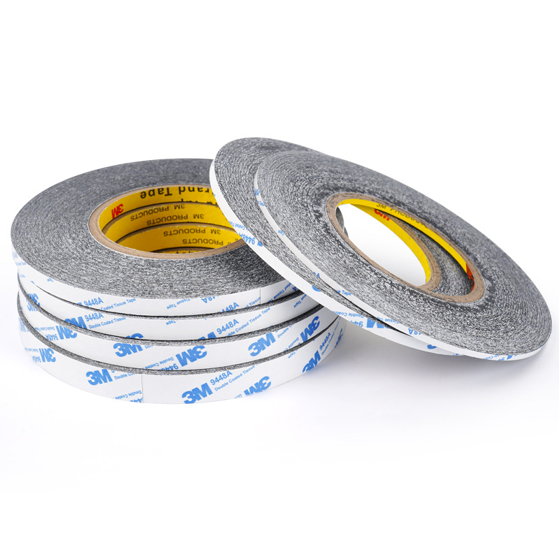 Cinta negra de doble cara, ultrafina, fuerte y sin costuras, resistente a altas temperaturas, pantalla de reparación de teléfonos móviles, pegamento de doble cara impermeable y a prueba de luz