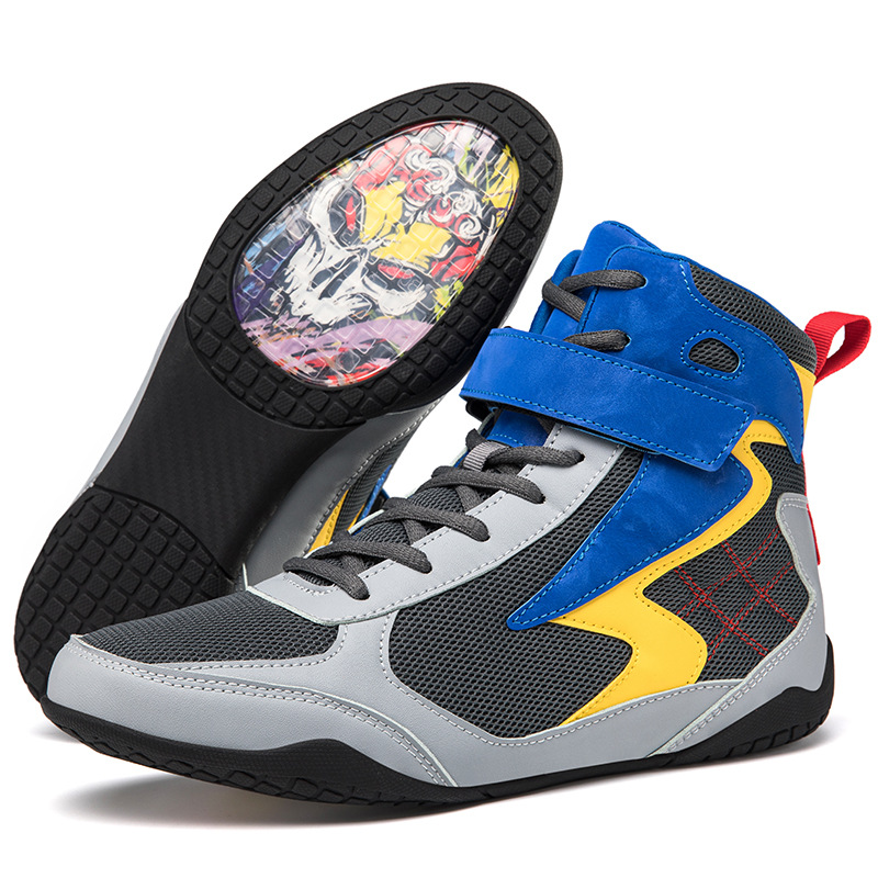 Out of Stock on Amazon, Large Size Boxing and Fighting Shoes for Men and Women, Couple's Non-Slip Lightweight Sanda Training Shoes, Martial Arts Shoes