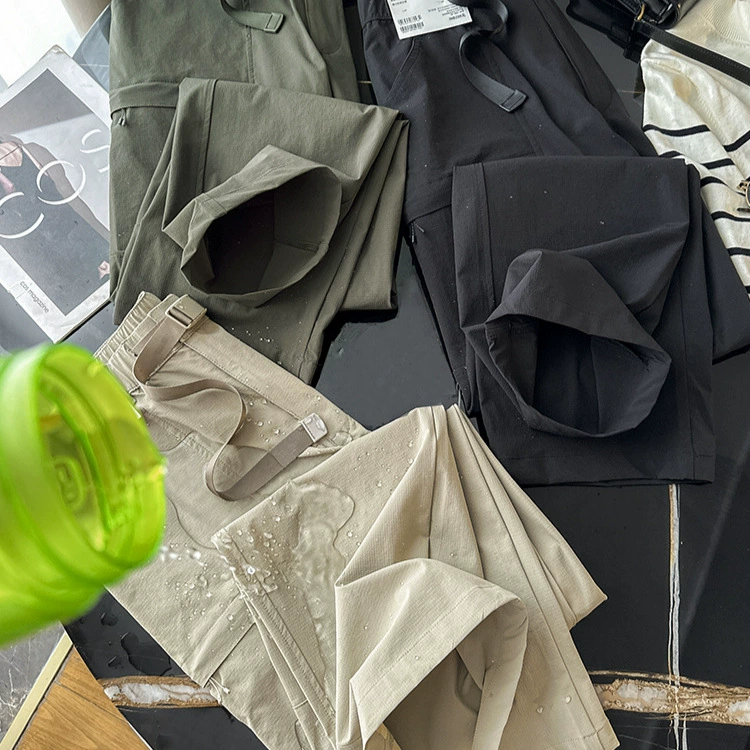 Отличный тот же стиль! 299+! Парный стиль, горный стиль, уличные функциональные водоотталкивающие эластичные прямые брюки-карго, длинные брюки, осенняя новинка