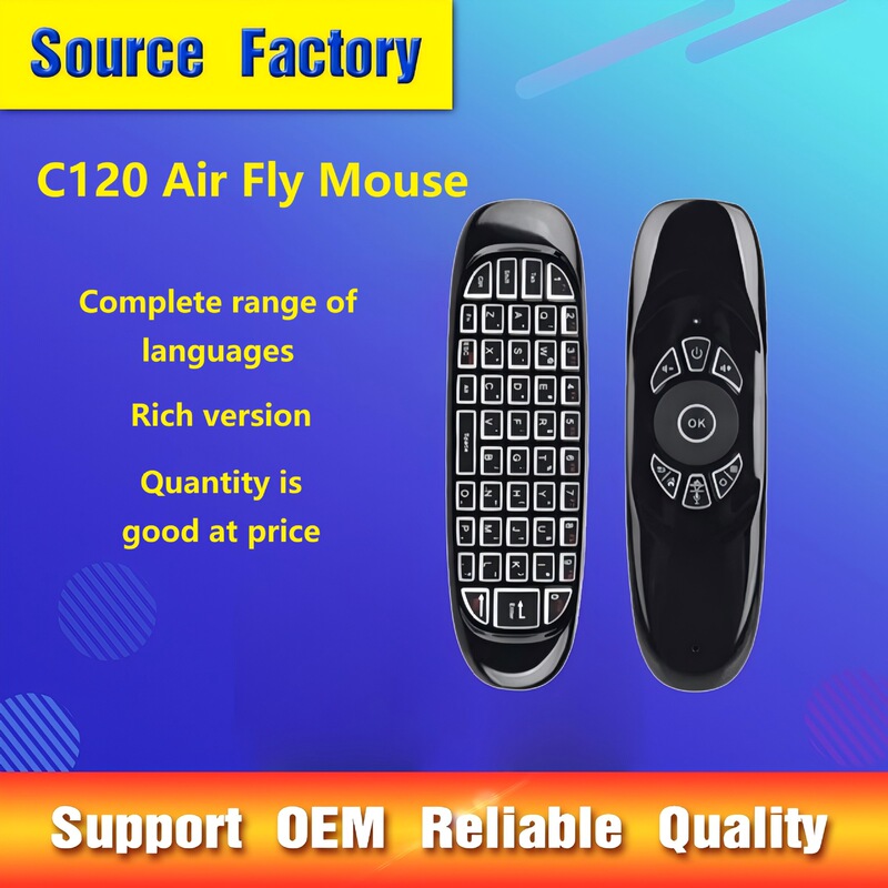Keyboard and Mouse Mini Wireless C120 Standard Air Mouse Somatosensory Gyroscope Double-Sided Remote Control Mx3 Computer Keyboard and Mouse Mini Wireless C120 Standard Air Mouse Somatosensory Gyroscope Double-Sided Remote Control Mx3 Computer