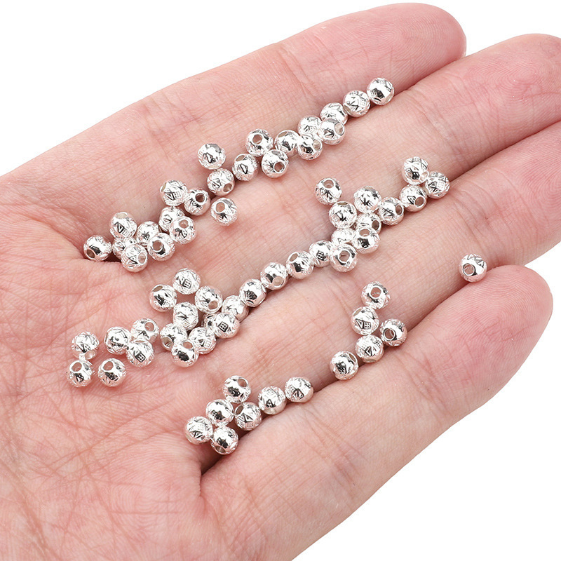 25 合金ブロークンシルバールースビーズシリーズホイールビーズスクエアビーズスペーサービーズ手作り diy アクセサリー半完成ブレスレット素材|undefined
