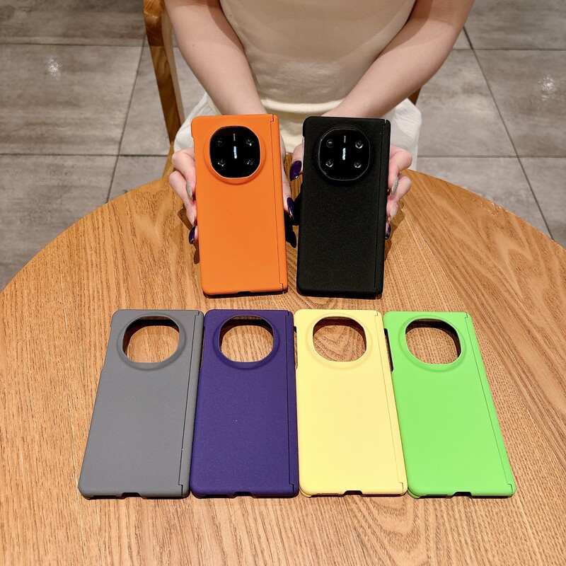 Newly Applicable to Huawei Matex 30% off Stacked Screen Matte Solid Color Central Axis Magnetic Frame Heightening Samsung Zfold7 Phone