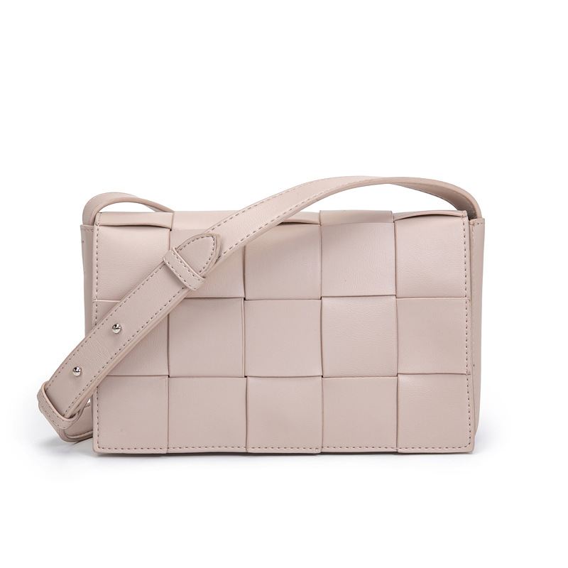 2024 New Woven Bag For Women, Fashionable Versatile Shoulder Bag, Unisex Crossbody Bag, High-End Luxury Plaid Bag - Thumbnail 7