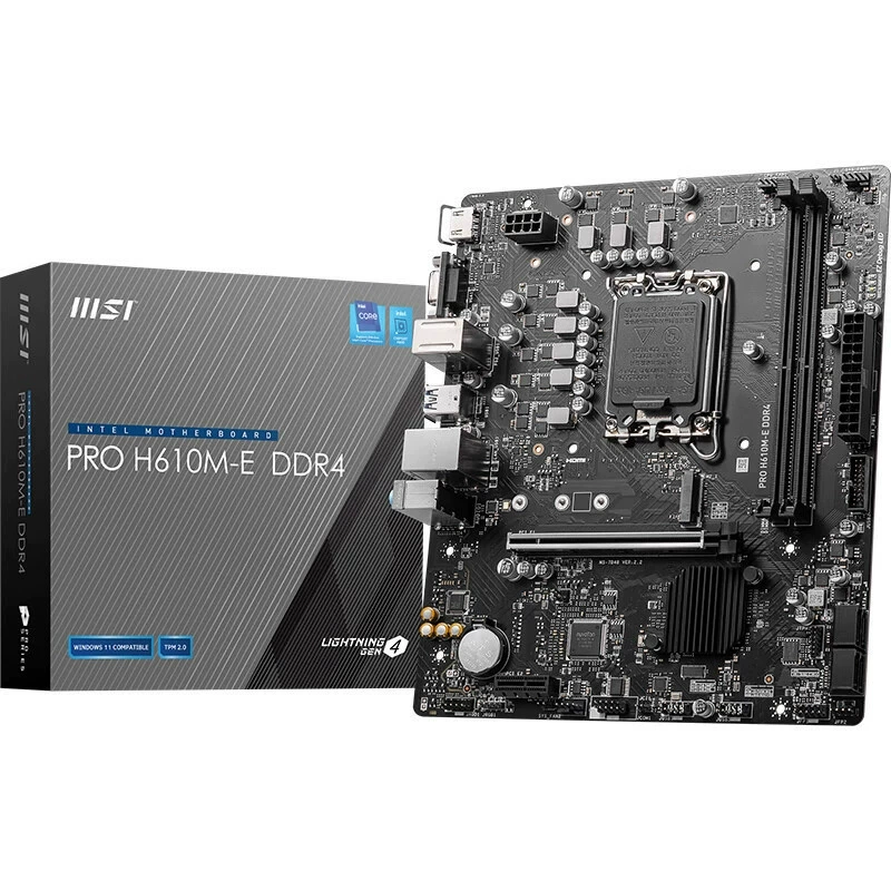 MSI, ноутбук Pro, совместимая материнская плата, 610M, 13400