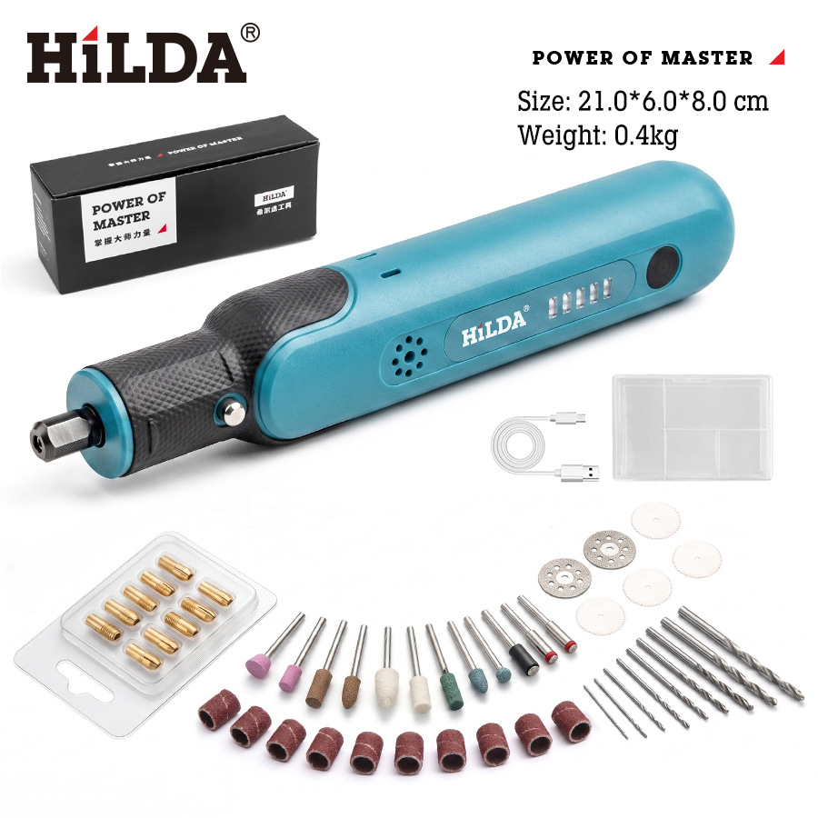 Mini Amoladora Eléctrica Portátil 8V Multifuncional para Corte y Pulido image 4