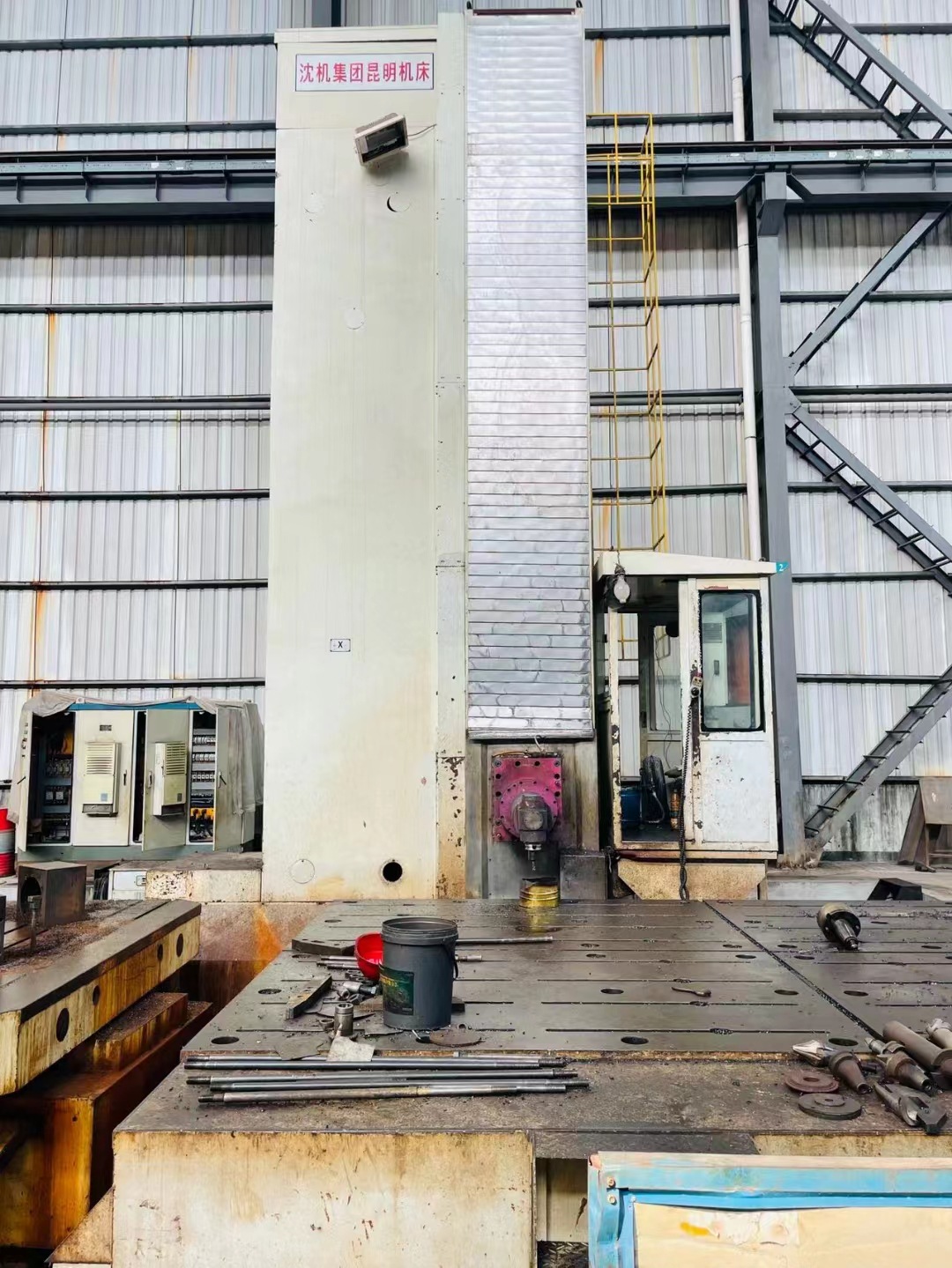 处理二手昆机TJK6920A-SM数控落地镗铣床发格CNC8070