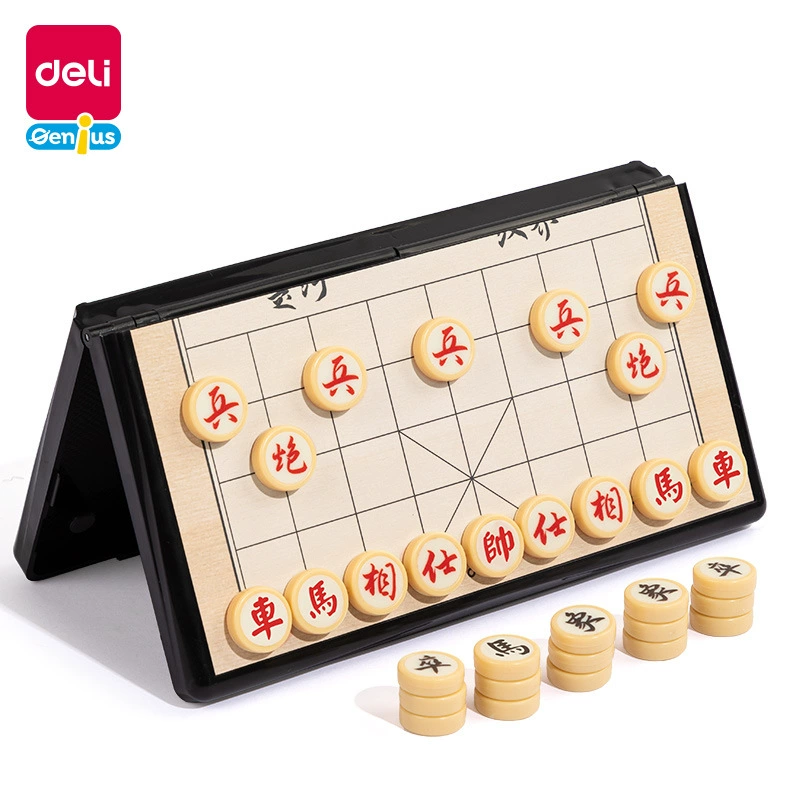 得力 Magnetic big small chess, portable smart toy