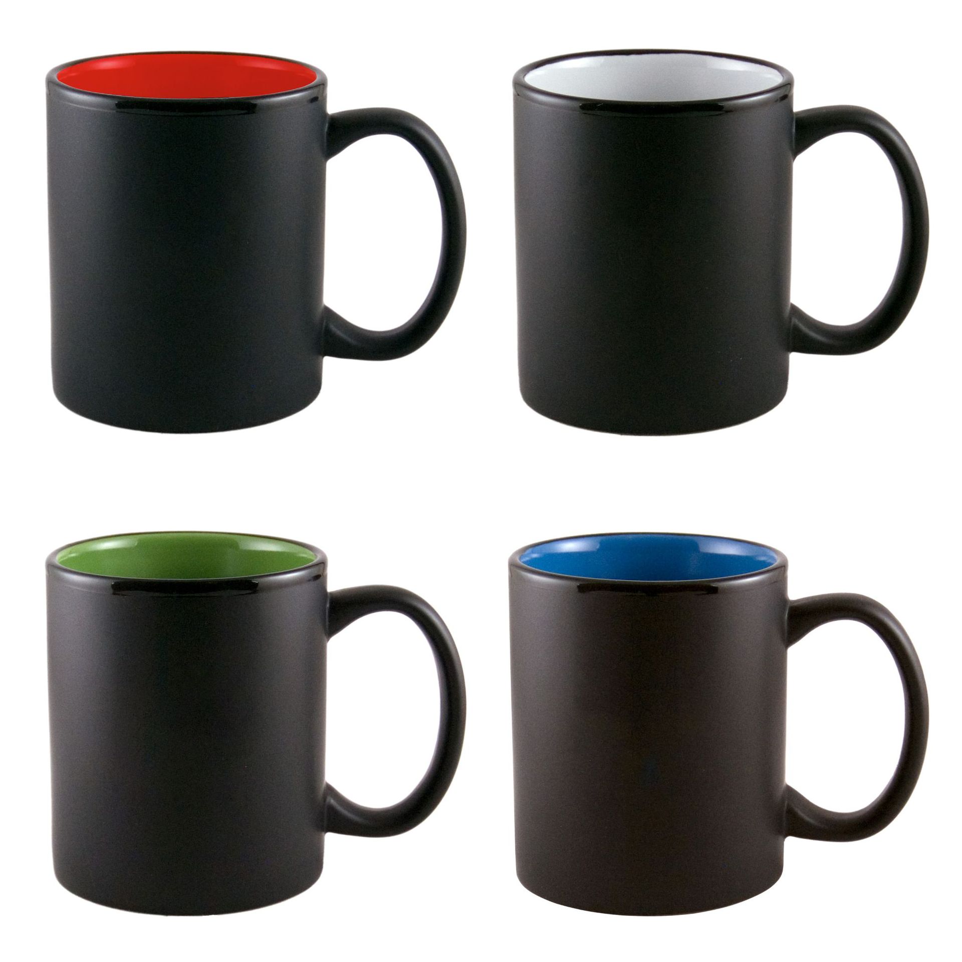Taza de cerámica de color Taza internacional transfronteriza Patrón de marca personalizada Taza cambiante de color Logotipo personalizado Taza recta 11oz taza