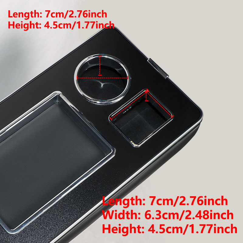 Suitable for Nissan Nv200 Armrest Box Right-Hand Drive Version Central Storage Box Cup Holder Left-Hand Drive Version Center Console Storage Box