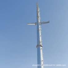 出售金属电线杆来图5G信号塔基础打桩 终端钢管杆