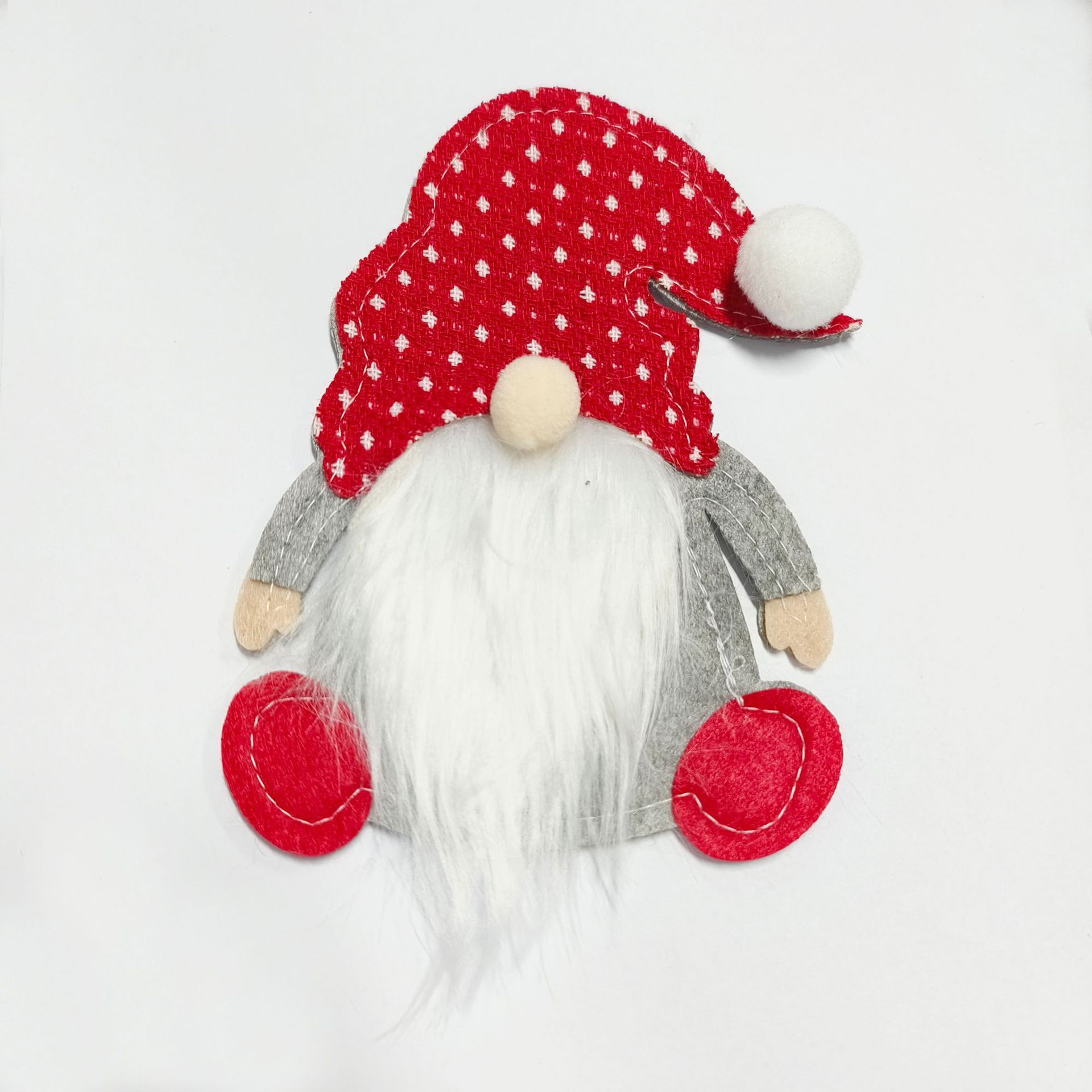 Transfronterizos nuevos artículos de decoración de Navidad enano cuchillo y tenedor cubierta sin cara viejo cuchillo y tenedor bolsas Rudolph cubierta de cubierta