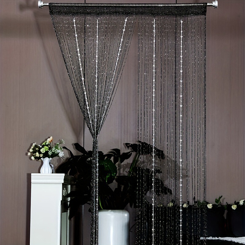 Manufacturers Wholesale Heart Shape Wedding Crystal Bead Curtain 1 * 2 m Home Decoration Tassel Line Curtain Door Curtain Curtain