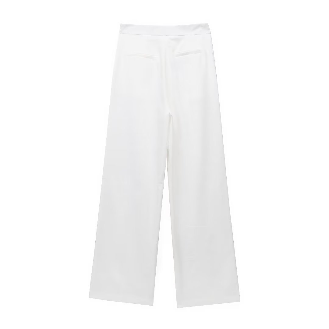 157g Weight Long Sleeve Sleeve Length Viscose fiber Fabric Type Pants Sets Sets Type 3 Pieces Set Quantity Daily Occasion Turndown Neckline Regular Fit Fit Type Solid Color Pattern Summer, Spring Season Women's Gender Business, Classic Style Style Women's Long Sleeve Blazers Business Classic Style Solid Color 65