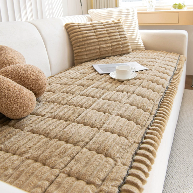 Winter sofa, plush modern non-slip pillow