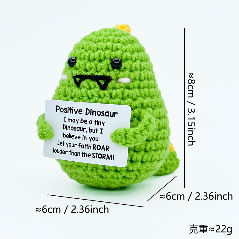 Muñeco Tejido a Mano de Felpa Decorativo para Escritorio y Regalo image 22