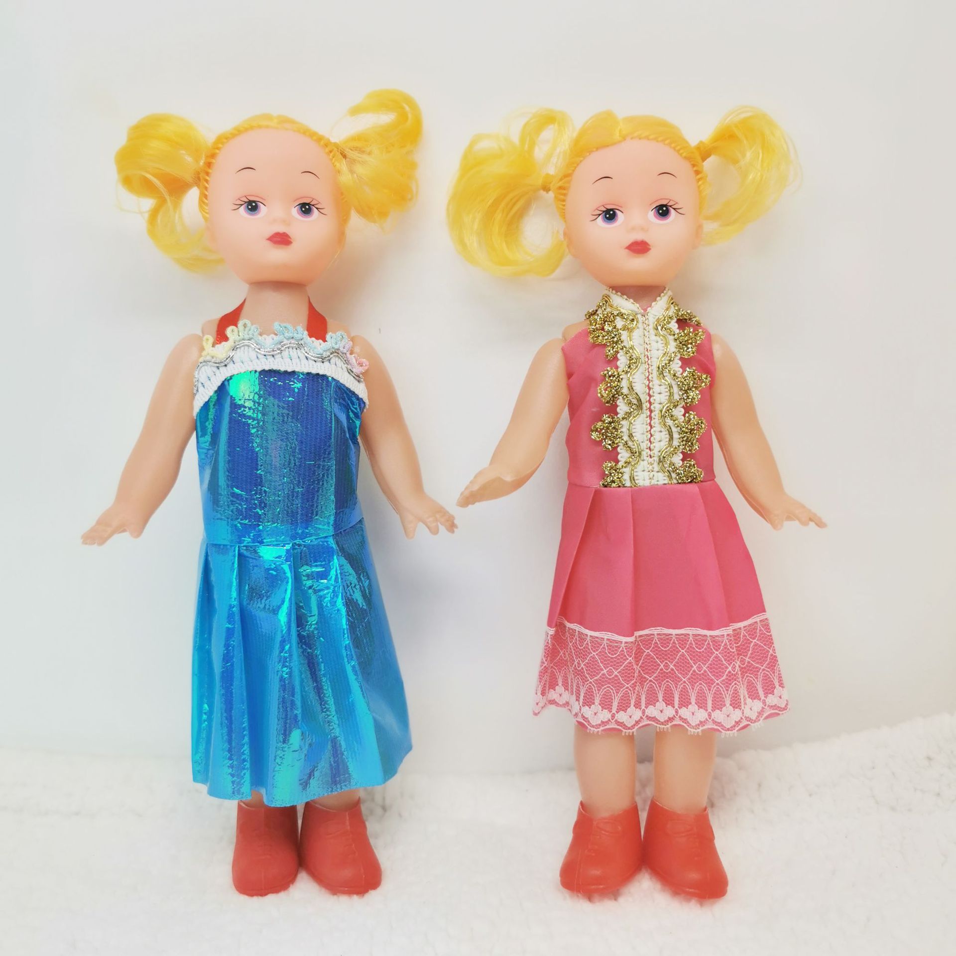 12-inch fat children's simulation doll dress-up Barbie doll will sound soothing accompany girl dress-up one-yuan toy