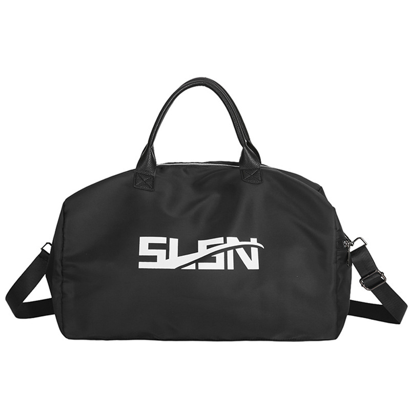 Bolso de viaje ligero de gran capacidad de nailon, bolso de deporte de ocio, bolso de hombro de viaje simple para mujer, bolso al por mayor