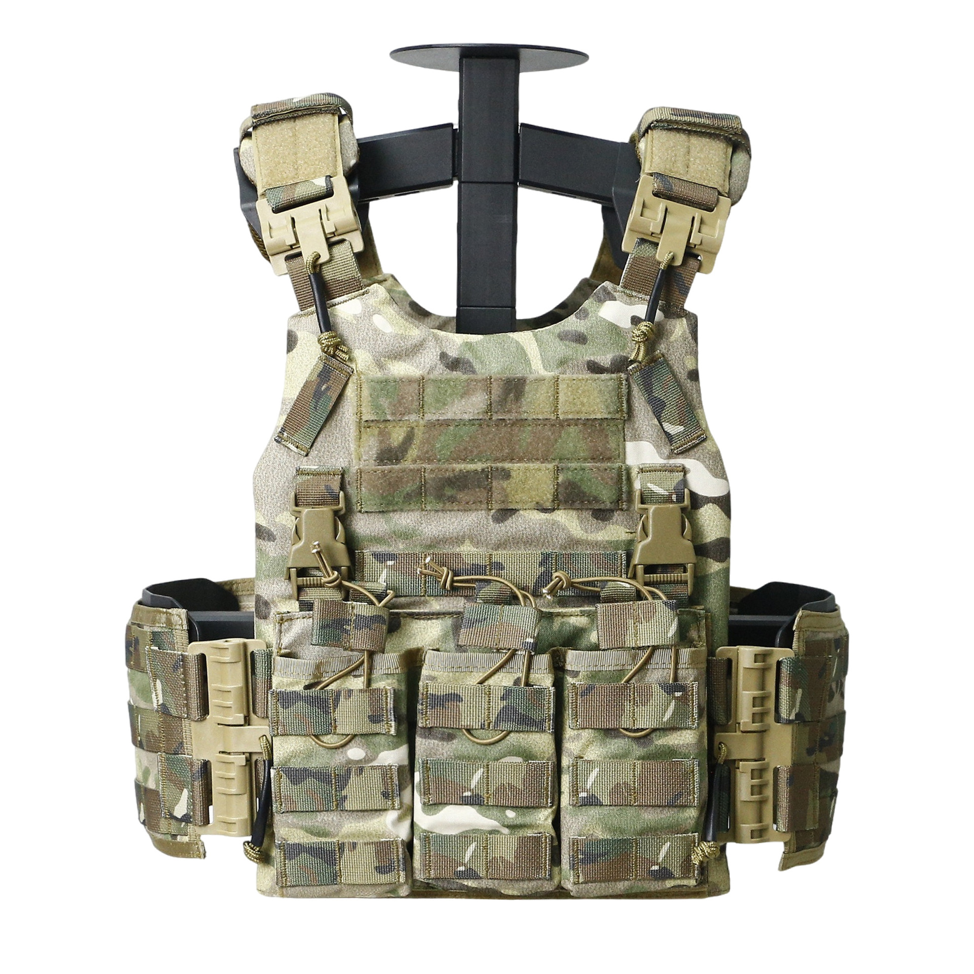 SOETAC chaleco táctico de camuflaje MOLLE chaleco táctico multifuncional ligero chaleco protector de fanáticos militares