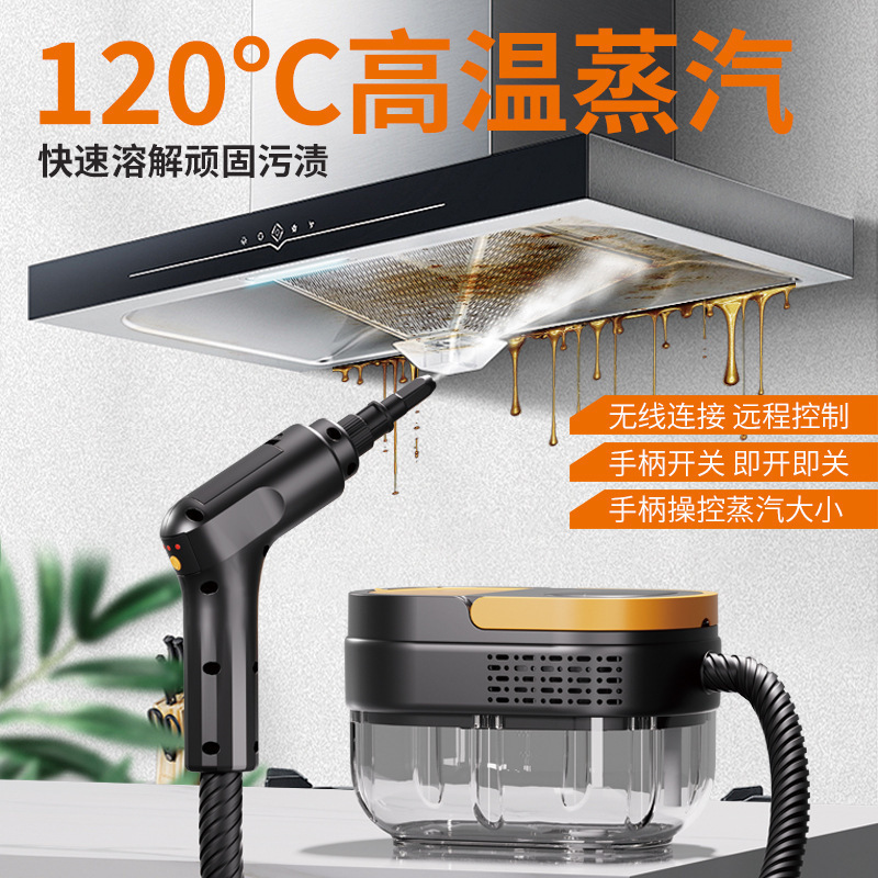 跨境欧洲爆款新款高温高压蒸汽清洁机手持远程调档杀菌油污清洗机|undefined