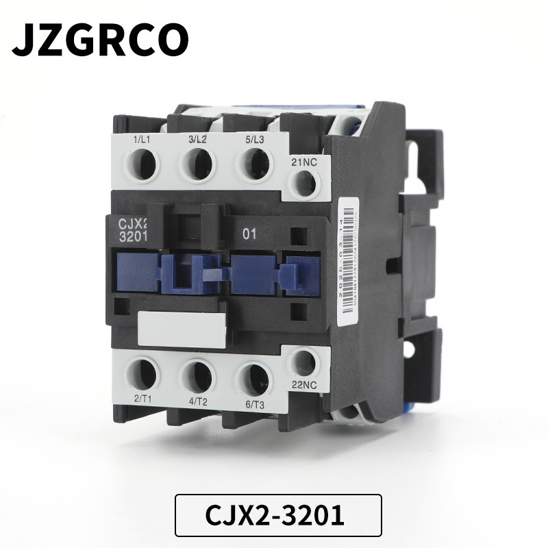 Low Voltage Ac Contactor Cjx2-3201 220V 380V Overload Protection Contactor 110V 48V 36V