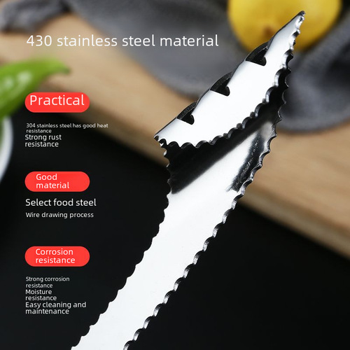 Stainless steel chili pepper stem remover, green pepper seed remover, seed digger, core remover home kitchen tools