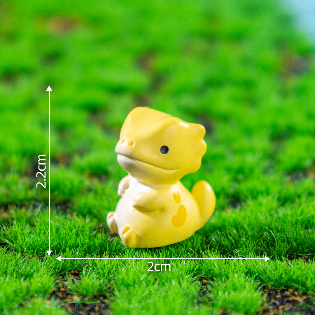 国境を越えた新商品の夜光はペットの大きさの目を守って宮の萌粒のコケの微景観のdiyの装飾品の部品の小さい置物を守ります。