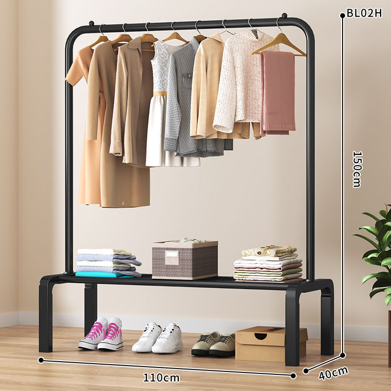 percha de ropa para suelo doméstico dormitorio percha de ropa fresca percha de ropa percha de sombrero móvil simple interior percha de ropa