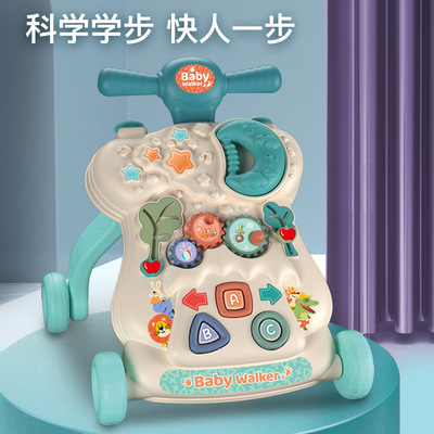 早教宝宝多功能学步车站立手推车玩具儿童多功能带音乐可调速