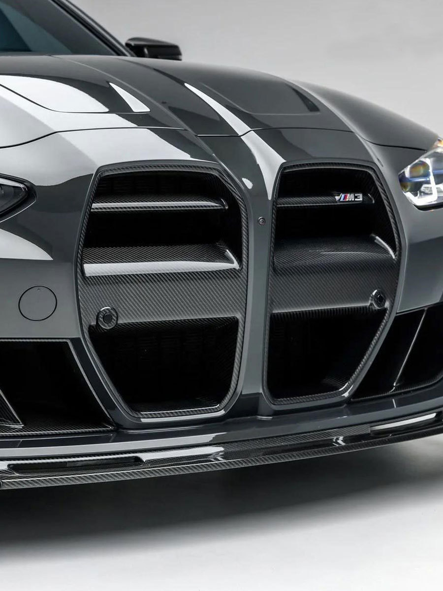 Suitable for Bmw G80 G82 Modified Csl Model V Model St Model Dry Carbon Fiber Front Bumper Air Intake Grille