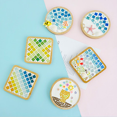 馬賽克杯墊diy 手工幼兒園小朋友夜市小商品擺地攤玩具手工課