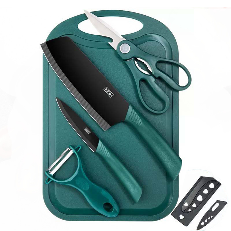Cuchillo de cocina de acero inoxidable para cortar carne, cortar verduras, cortar frutas, conjunto completo de cuchillos de regalo en línea al por mayor un producto