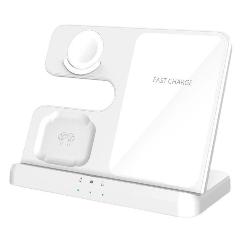 Новый базовый кронштейн «Три в одном» для беспроводной зарядки, быстрая зарядка для часов Samsung, гарнитуры, беспроводного зарядного устройства для мобильного телефона