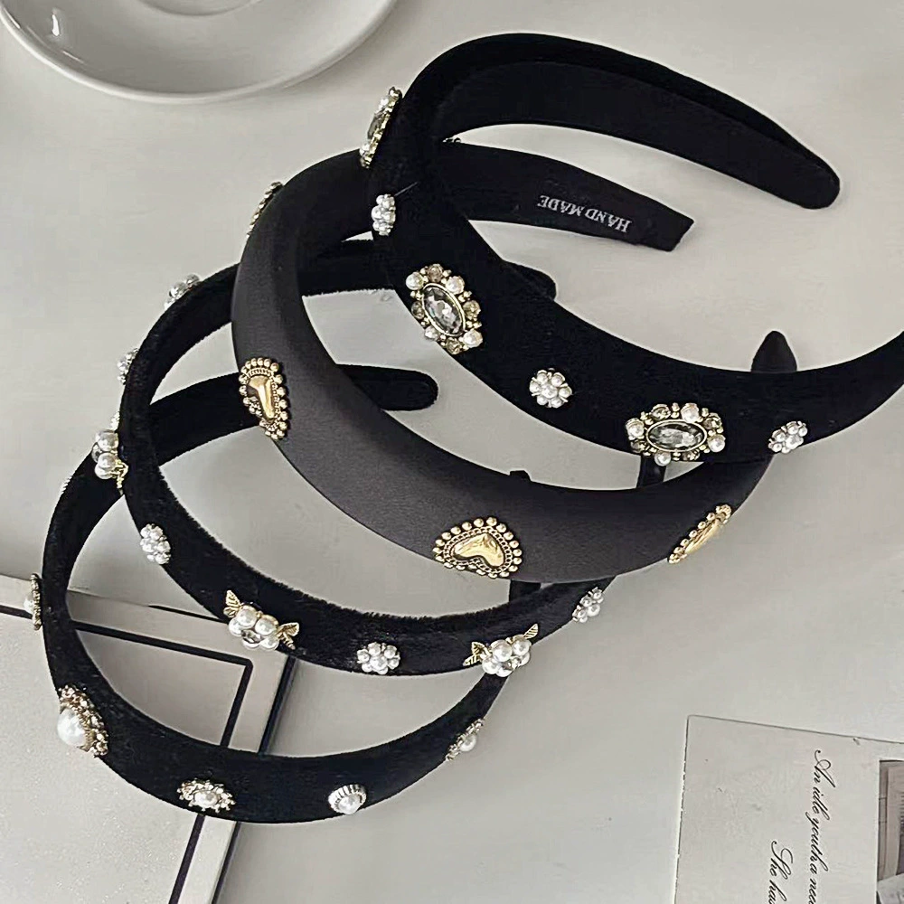 Retro headband, fashionable universal hair accessory, high-quality style, Chanel style