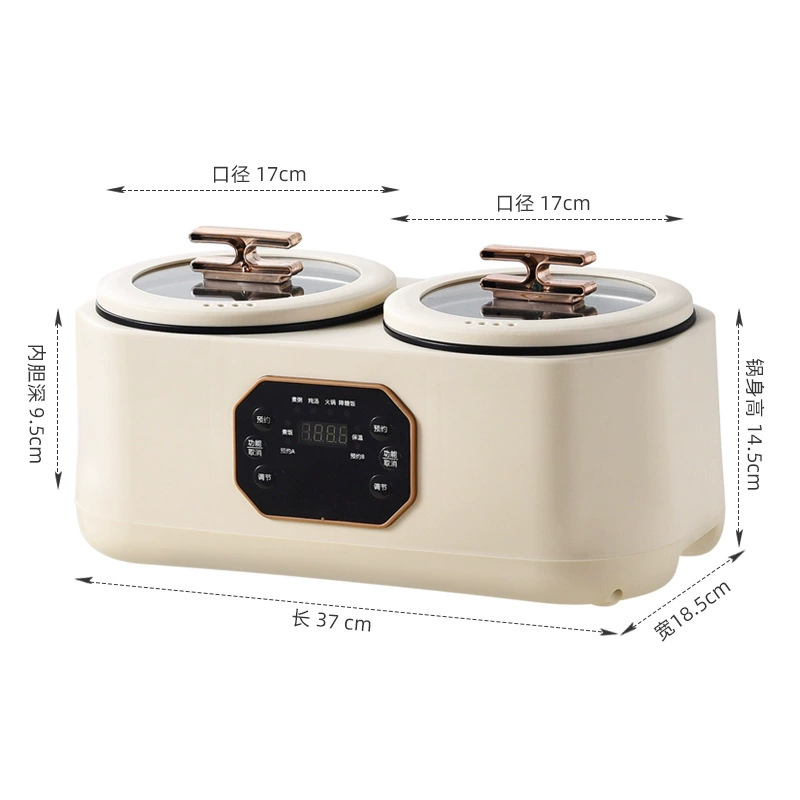 粤尔德 Direct supply of double gallbladder rice cooker multifunctional electric cooker booked regular large -capacity double -in -one rice cooker