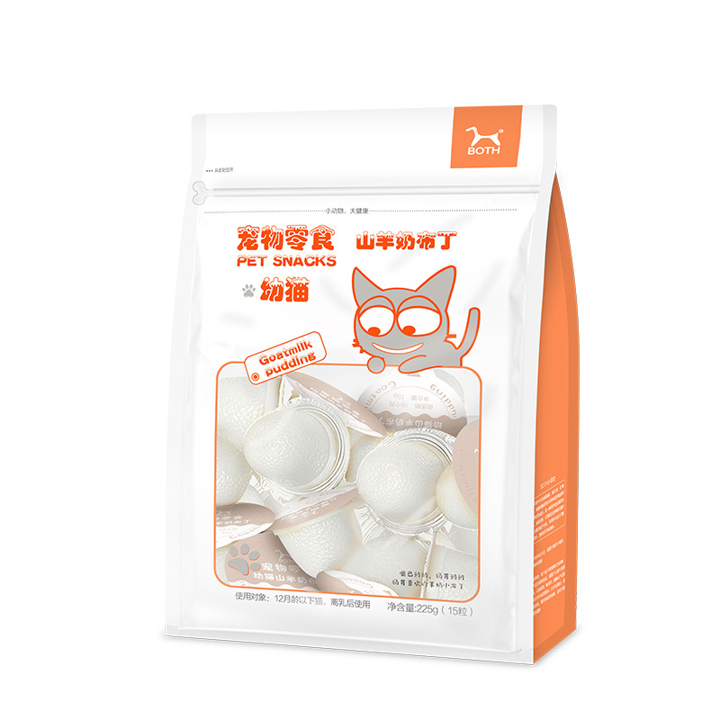 Corea del Sur BOTH pudín de leche de cabra, aperitivos para mascotas al por mayor, nutrición para gatos y perros, hidratación, jalea para gatos, alimentos húmedos
