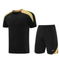 ND05 Black and Gold Shorts Set