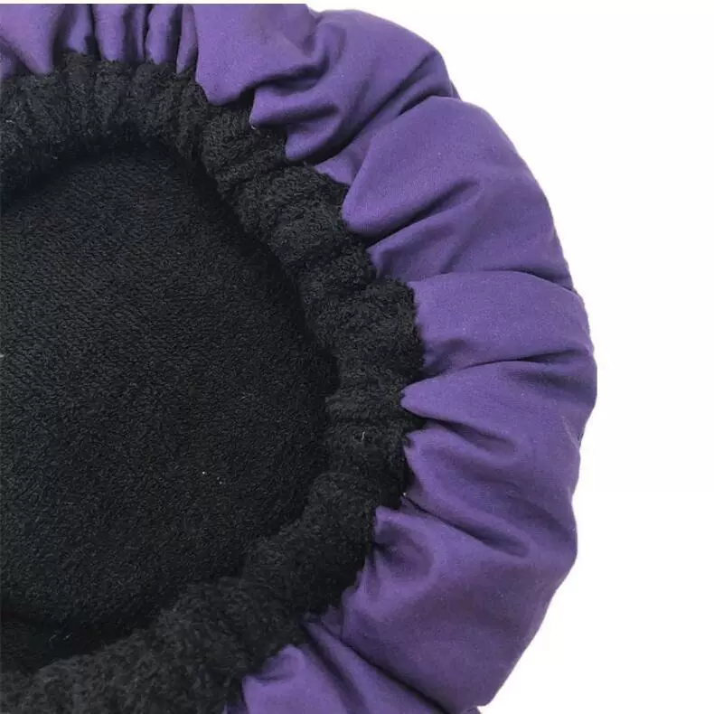 亚麻籽加热焗油帽 微波炉热蒸深层修复护理帽 跨境不带电加热帽