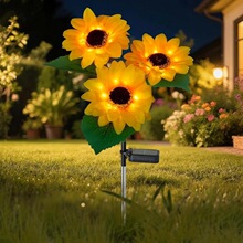 K 49610 Solar Powered Outdoor Garden Flower Lights ̫���ܷ�