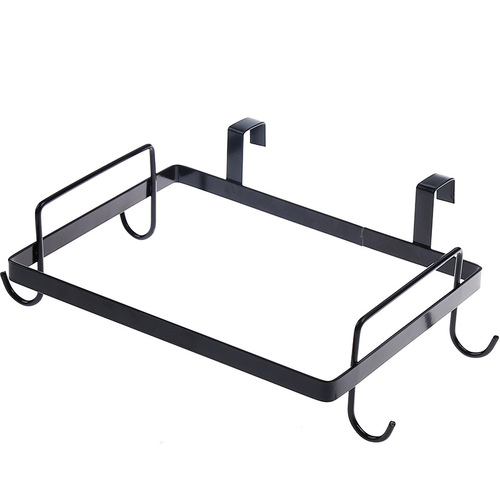Japanese-style garbage rack hanging iron kitchen garbage bag hanger plastic bag holder punch-free garbage rack storage