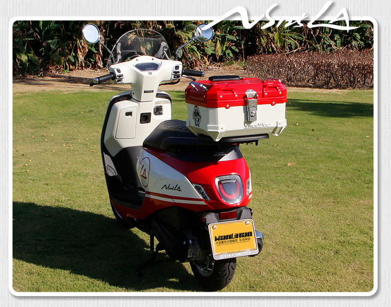 Wanlihao is suitable for Honda NS125LA motorcycle tail box, electric vehicle trunk, universal scooter, non-aluminum alloy