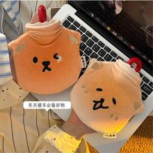 工厂源头卡通小熊注水热水袋女可爱学生迷你防爆暖脚暖肚子暖水袋