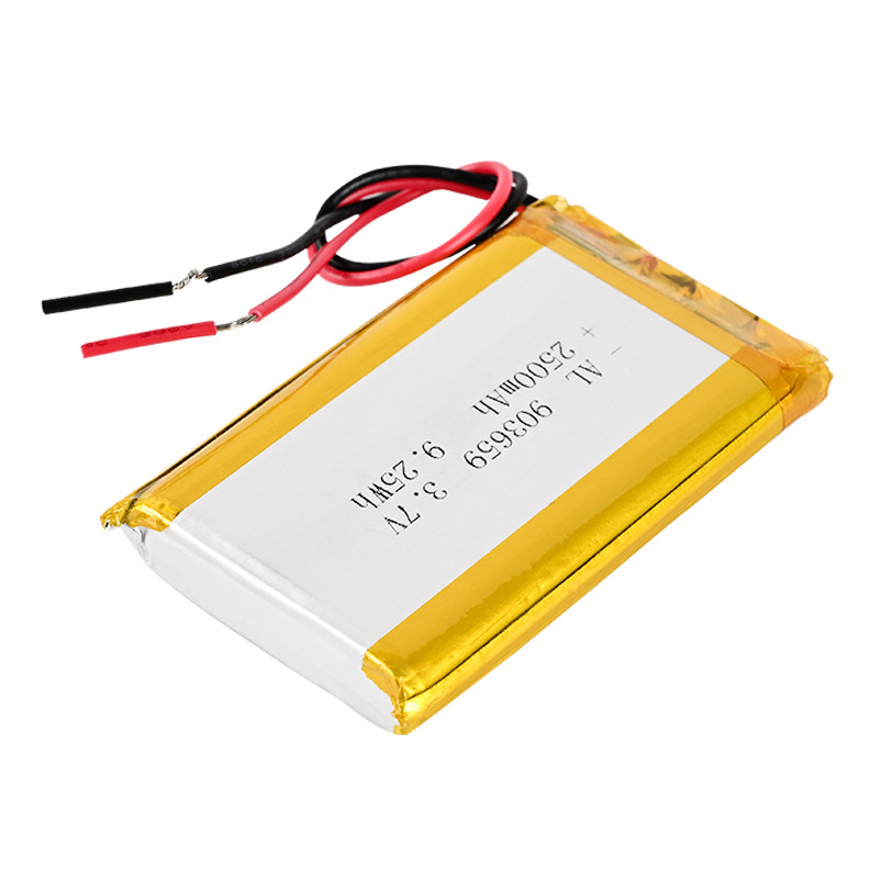 903659聚合物锂电池2500mAh 3.7V红外扫描探测仪电加热护膝护肩|undefined