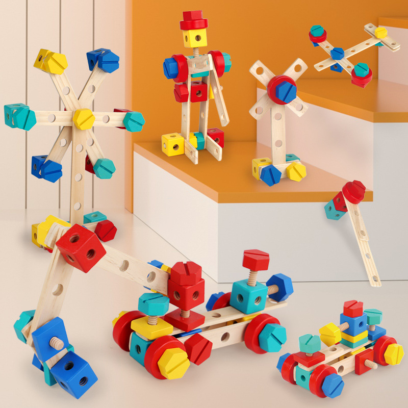 Dibujos animados divertidos para niños, bloques de construcción digitales, niños, educación temprana, iluminación, formas geométricas, cognición, juguetes de madera para padres e hijos