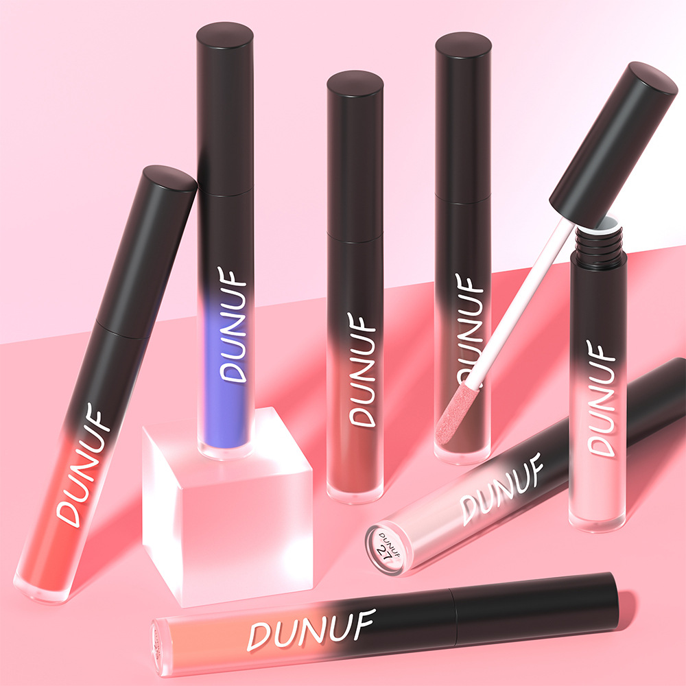 Check it out! Link Disclaimer - Exclusive for Foreign trade :DUNUF 32-color Multi-purpose matte long-lasting Lip gloss undefined