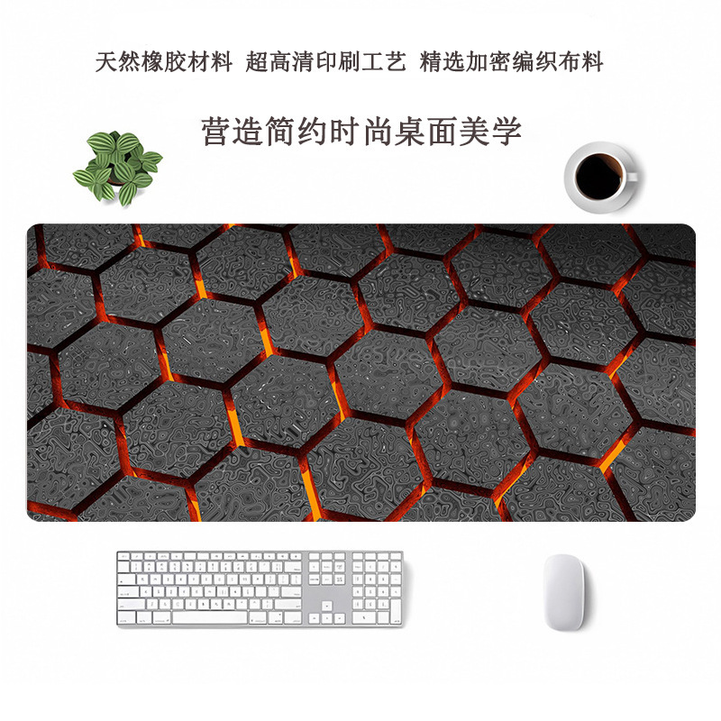 跨境热门超大鼠标垫办公用电脑桌垫定制鼠标垫大号高级感滑鼠垫|undefined