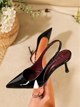H 11247 Pointed Toe Stiletto Sandals ��ͷ�߸���Ь �羳ŷ����